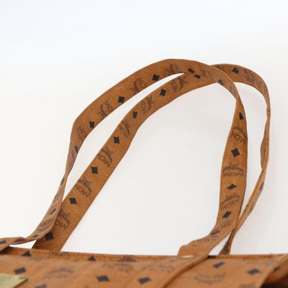 MCM Vintage Visetos Tote bag Canvas, BROWN, PVC, Tote bag