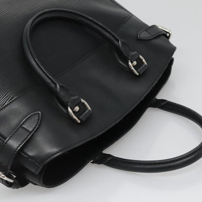 Louis Vuitton Passy Tote Epi Leather, BLACK, LEATHER, Tote bag