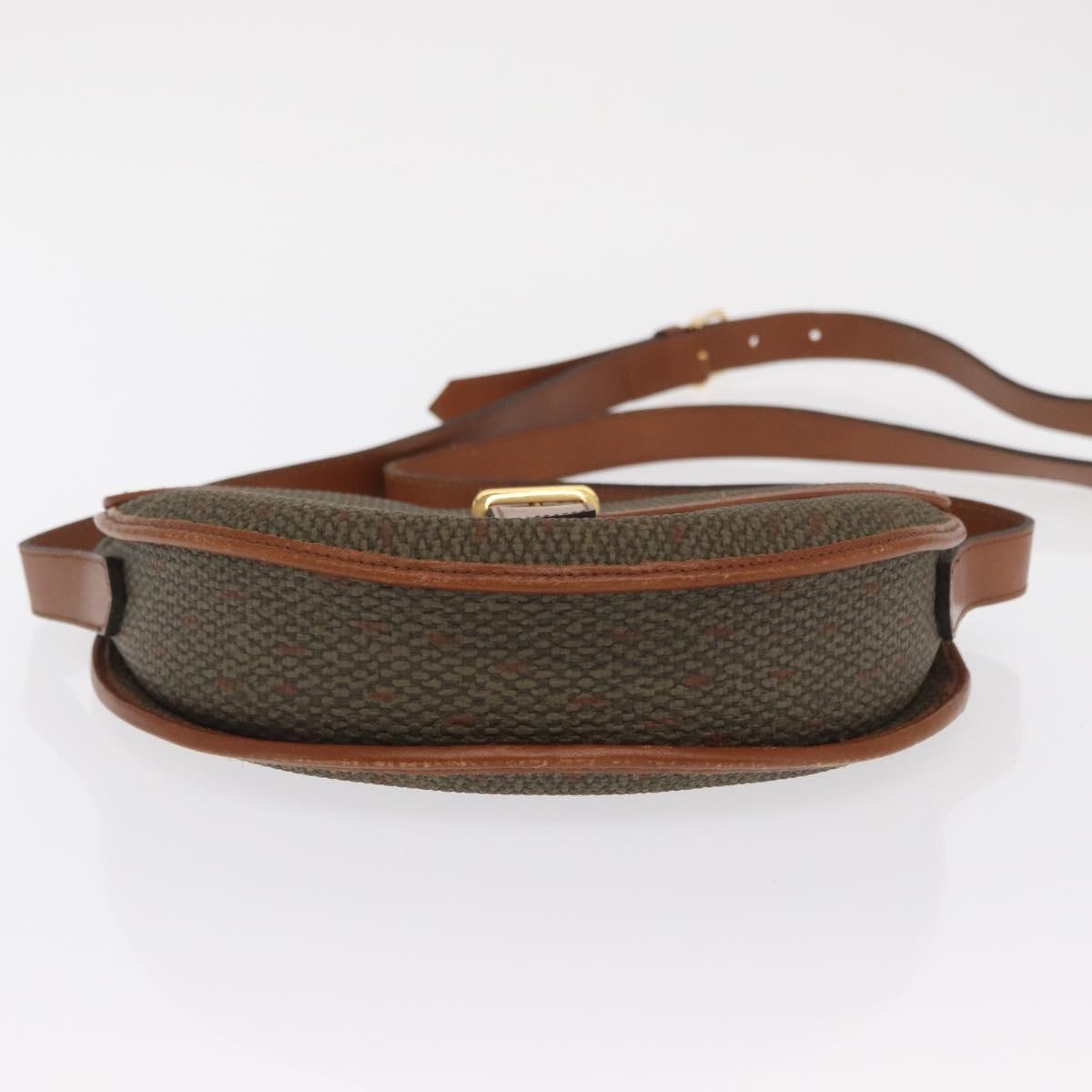 Saint Laurent Vintage Shoulder Bag Canvas, KHAKI, CANVAS, Shoulder bag