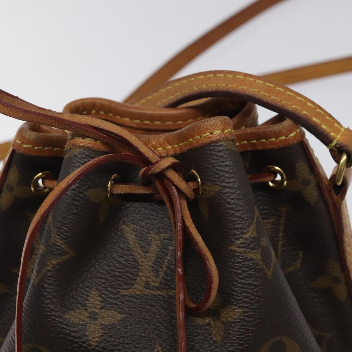 Louis Vuitton Nano Noe Shoulder Bag Monogram Canvas, BROWN, CANVAS, Shoulder bag