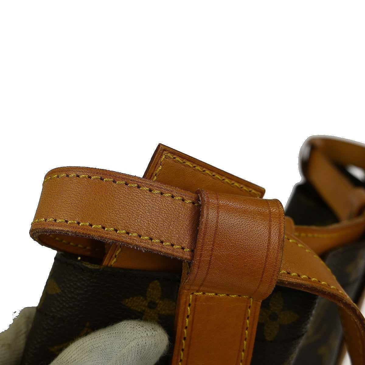 Louis Vuitton Randonnee Backpack Monogram Canvas, BROWN, CANVAS, Shoulder bag