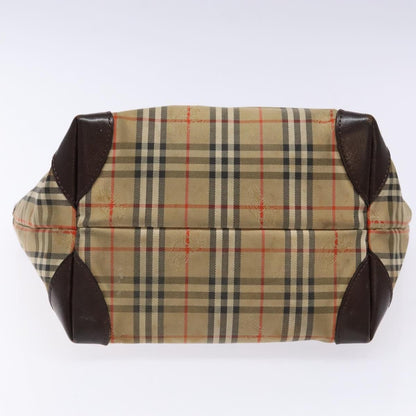Burberry Nova Check Handbag Nova Check Canvas and leather, BEIGE, CANVAS, Handbag