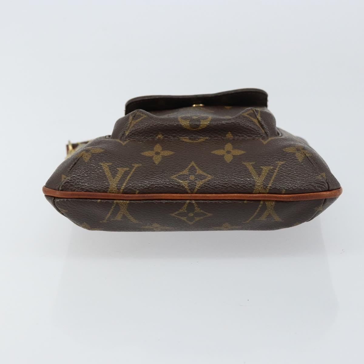 Louis Vuitton Partition Wristlet Clutch Monogram Canvas, BROWN, CANVAS, Clutche & pouche