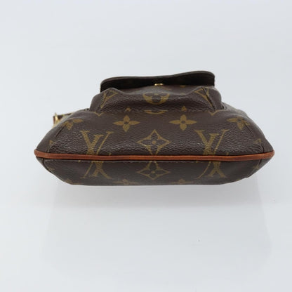 Louis Vuitton Partition Wristlet Clutch Monogram Canvas, BROWN, CANVAS, Clutche & pouche