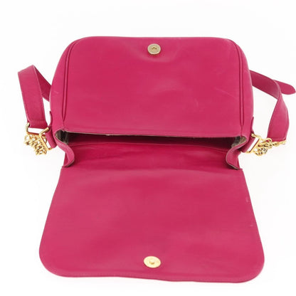 Valentino Garavani VLogo Flap Crossbody Bag Leather, PINK, LEATHER, Crossbody bag
