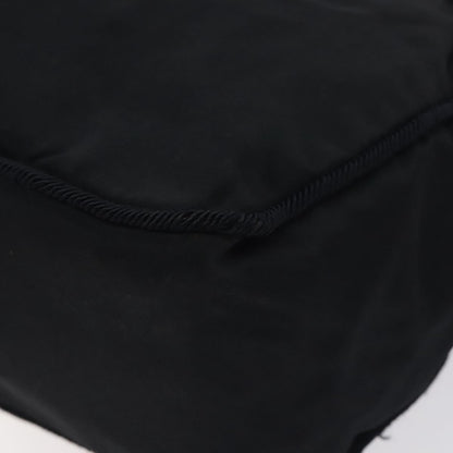 Prada Vintage Zip Handbag Tessuto, BLACK, NYLON, Handbag