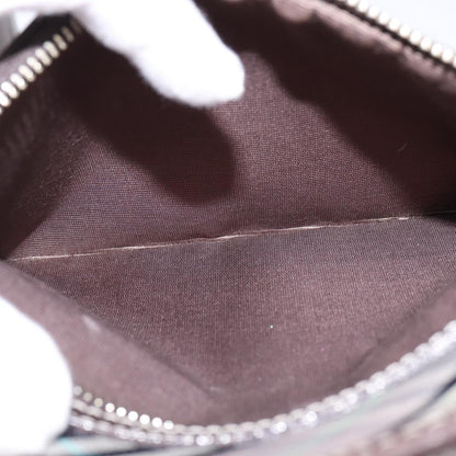 Burberry Nova Check Blue Label Canvas, Gray, Nylon, Shoulder Bag