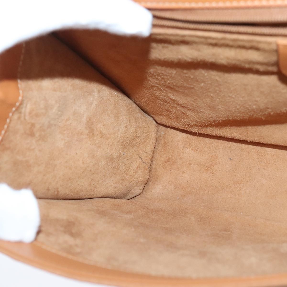 Gucci Vintage Shoulder Bag Leather, BEIGE, LEATHER, Shoulder bag