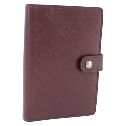 Louis Vuitton Agenda Cover Monogram Canvas, Purple, Canvas, Clutch
