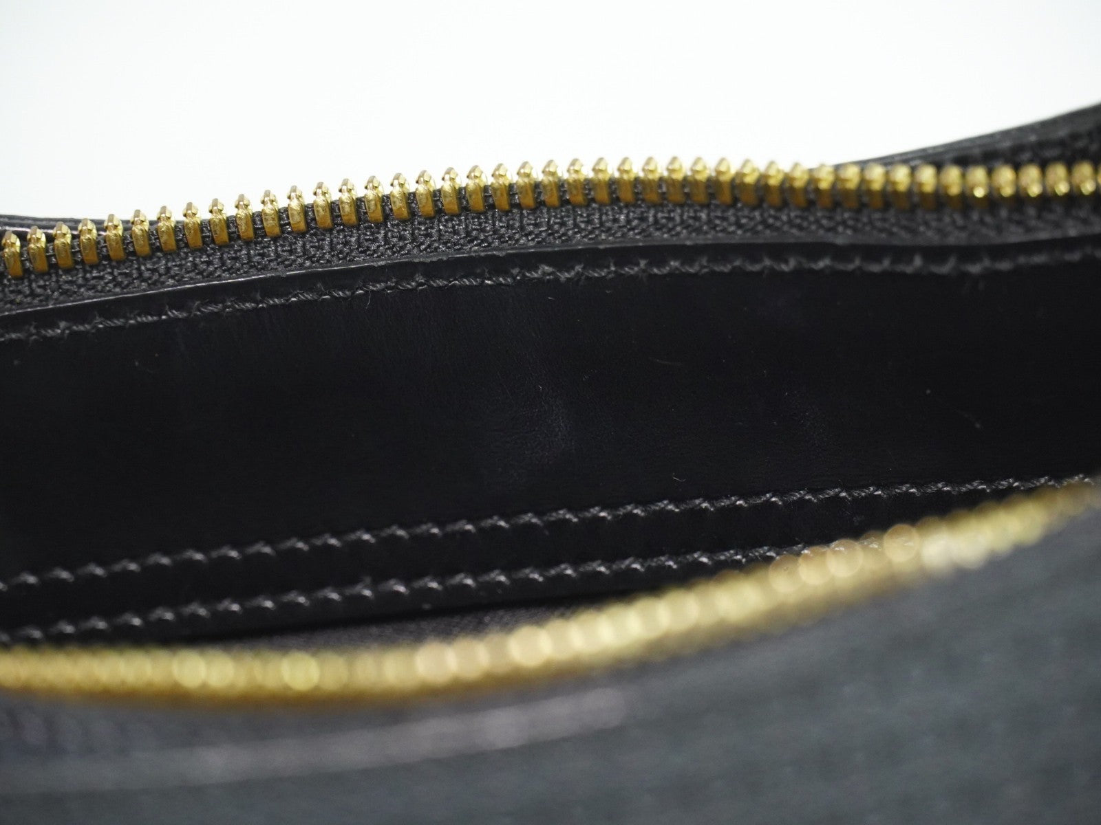 Salvatore Ferragamo Vintage Shoulder Bag Leather, GRAY, LEATHER, Shoulder bag