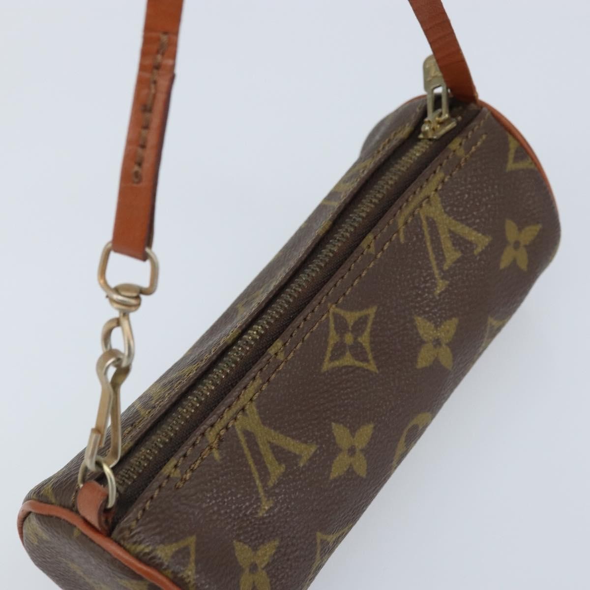 Louis Vuitton Papillon Pochette Monogram Canvas, BROWN, CANVAS, Clutche & pouche