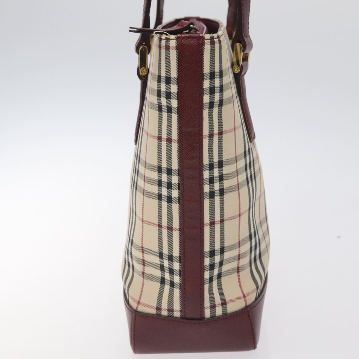 Burberry Nova Check Tote canvas check pattern, BEIGE, CANVAS, Tote bag