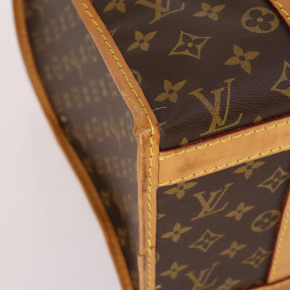 Louis Vuitton Dog Carrier Bag Monogram Canvas, BROWN, CANVAS, Travel bag