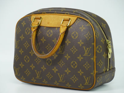 Louis Vuitton Trouville Handbag Monogram Canvas, BROWN, CANVAS, Handbag