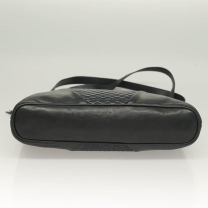 Bally Vintage Shoulder Bag Quilted leather, Black, Leather, Handbag