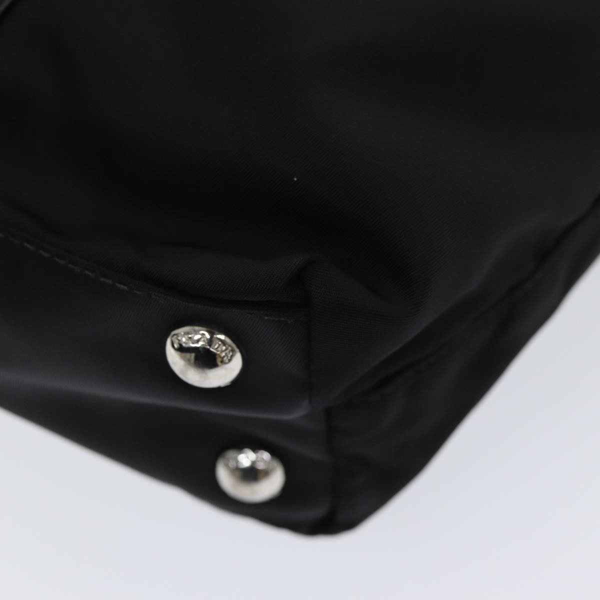 Prada Convertible Zip Tote Tessuto with Leather, BLACK, NYLON, Tote bag
