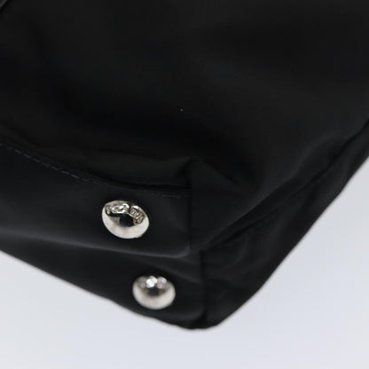 Prada Convertible Zip Tote Tessuto with Leather, BLACK, NYLON, Tote bag