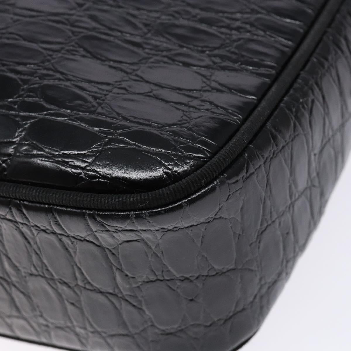 Salvatore Ferragamo Vala Shoulder Bag Leather, BLACK, LEATHER, Shoulder bag