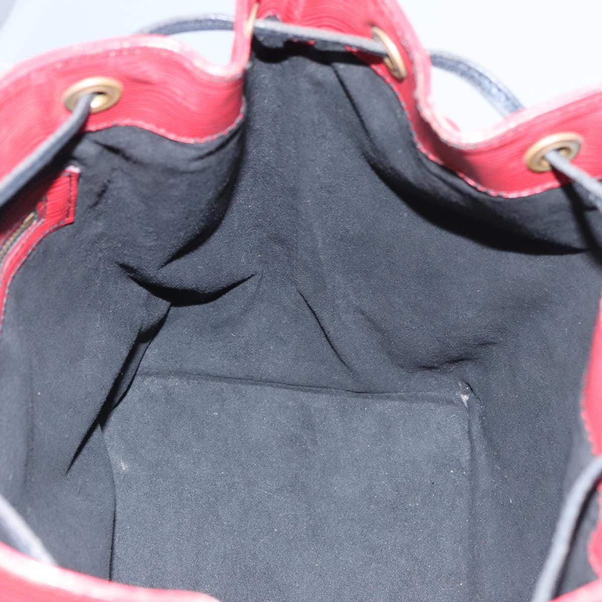 Louis Vuitton Petit Noe Handbag Epi Leather, RED, LEATHER, Shoulder bag