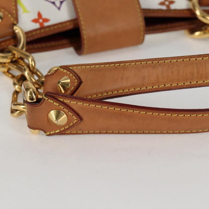 Louis Vuitton Annie Handbag Monogram Multicolor, WHITE, CANVAS, Tote bag