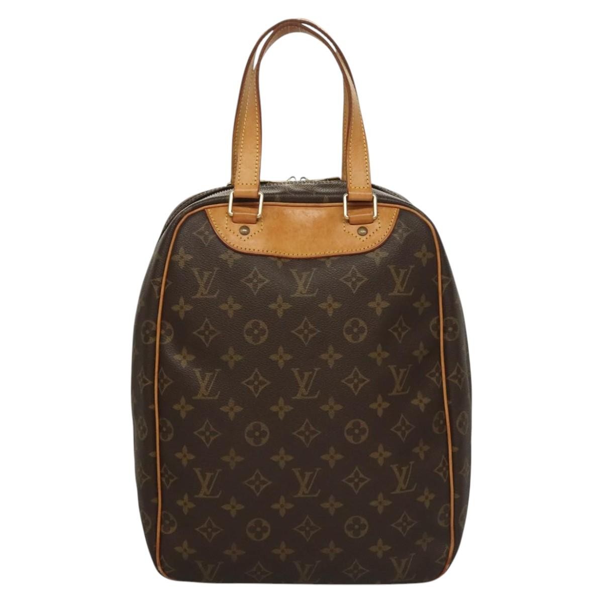 Louis Vuitton Excursion Handbag Monogram Canvas, BROWN, CANVAS, Handbag