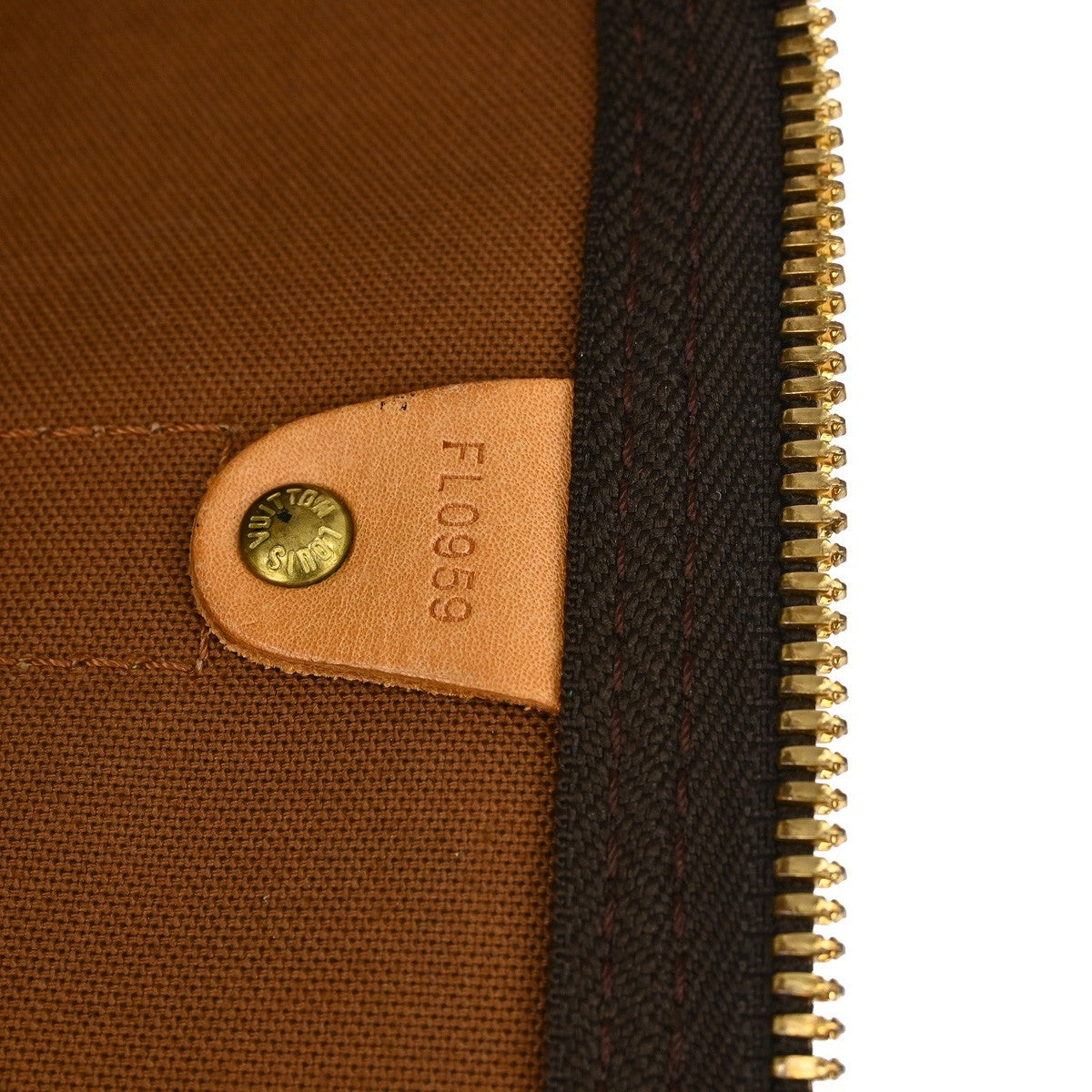 Louis Vuitton Keepall Bag Monogram Canvas, Brown, Canvas, Travel Bag