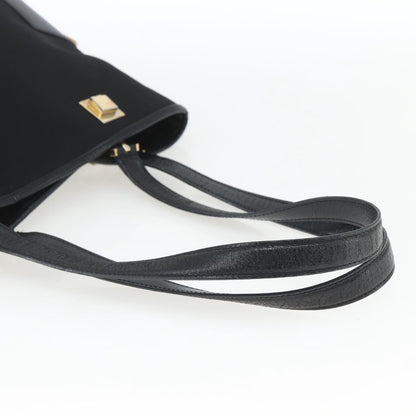 Salvatore Ferragamo Vintage Tote bag Nylon, BLACK, NYLON, Tote bag