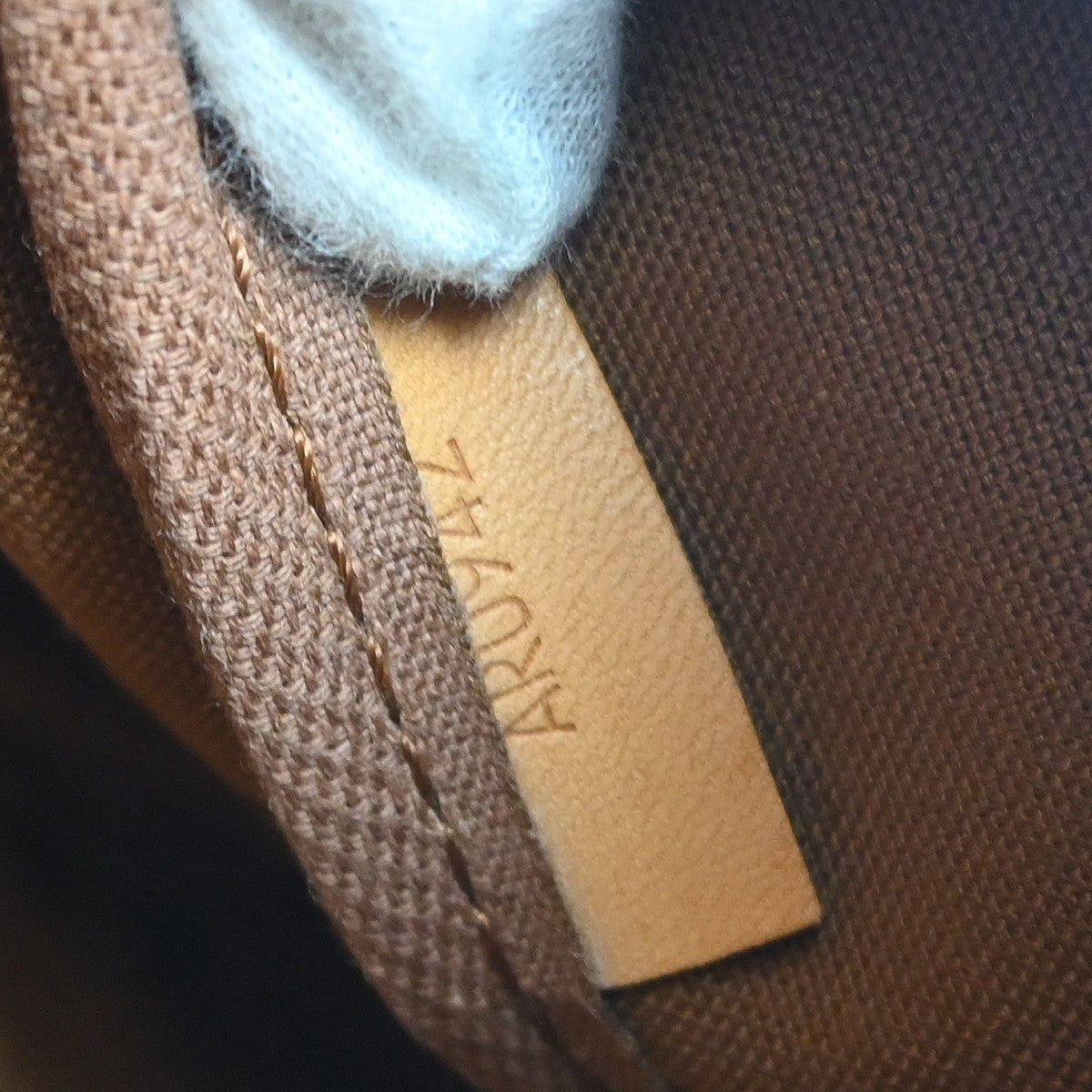 Louis Vuitton Saumur Handbag Monogram Canvas, Brown, Canvas, Shoulder Bag