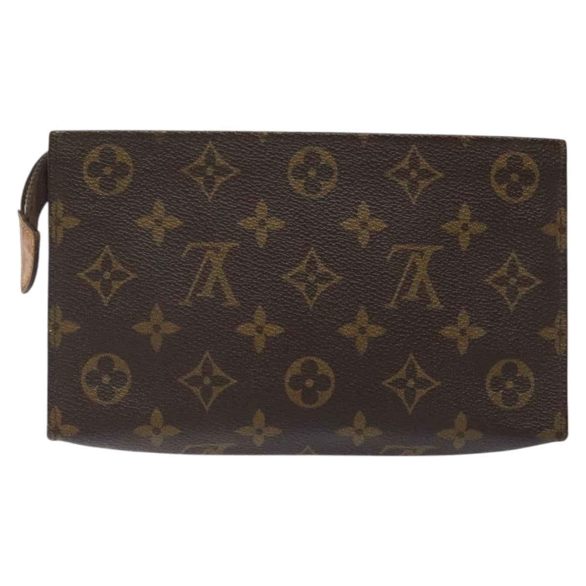 Louis Vuitton Toiletry Pouch Monogram Canvas, BROWN, CANVAS, Toiletry Case