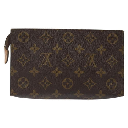 Louis Vuitton Toiletry Pouch Monogram Canvas, BROWN, CANVAS, Toiletry Case