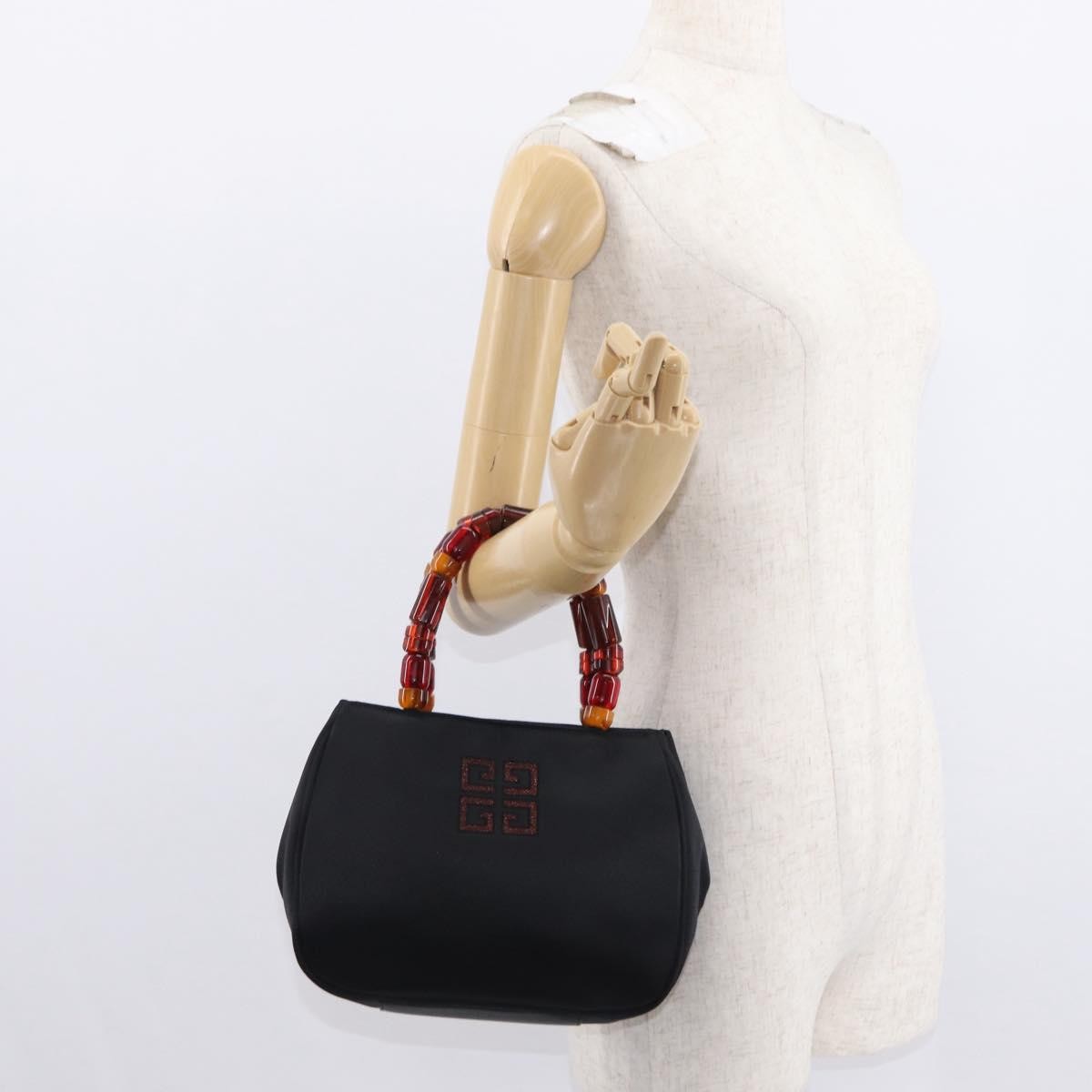 Givenchy Vintage Handbag Nylon, BLACK, NYLON, Handbag