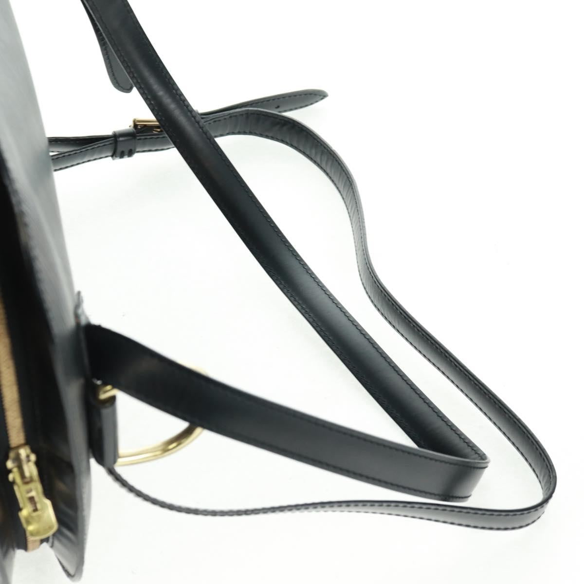 Louis Vuitton Gobelins Backpack Epi Leather, BLACK, LEATHER, Backpack