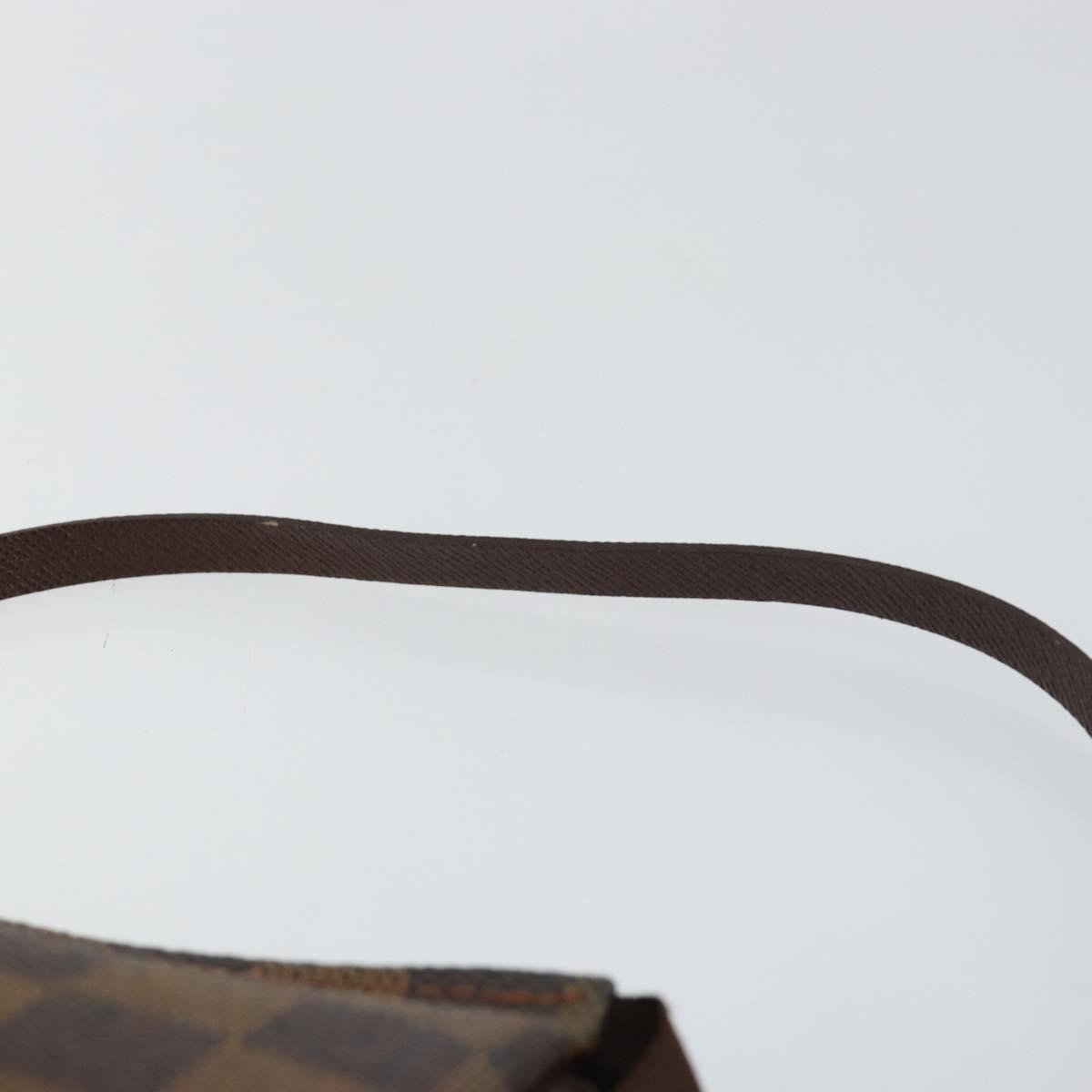 Louis Vuitton Trousse Make Up Bag Damier, BROWN, CANVAS, Clutche & pouche