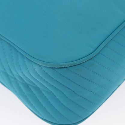 Saint Laurent Vintage Shoulder Bag Nylon, TURQUOISE, NYLON, Shoulder bag