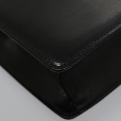 Celine Shoulder Bag Leather, BLACK, LEATHER, Shoulder bag