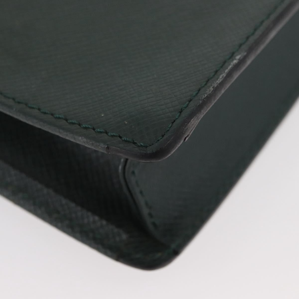 Louis Vuitton Serviette Kourad Briefcase Taiga Leather, Green, Leather, Handbag