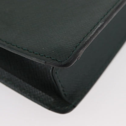 Louis Vuitton Serviette Kourad Briefcase Taiga Leather, Green, Leather, Handbag