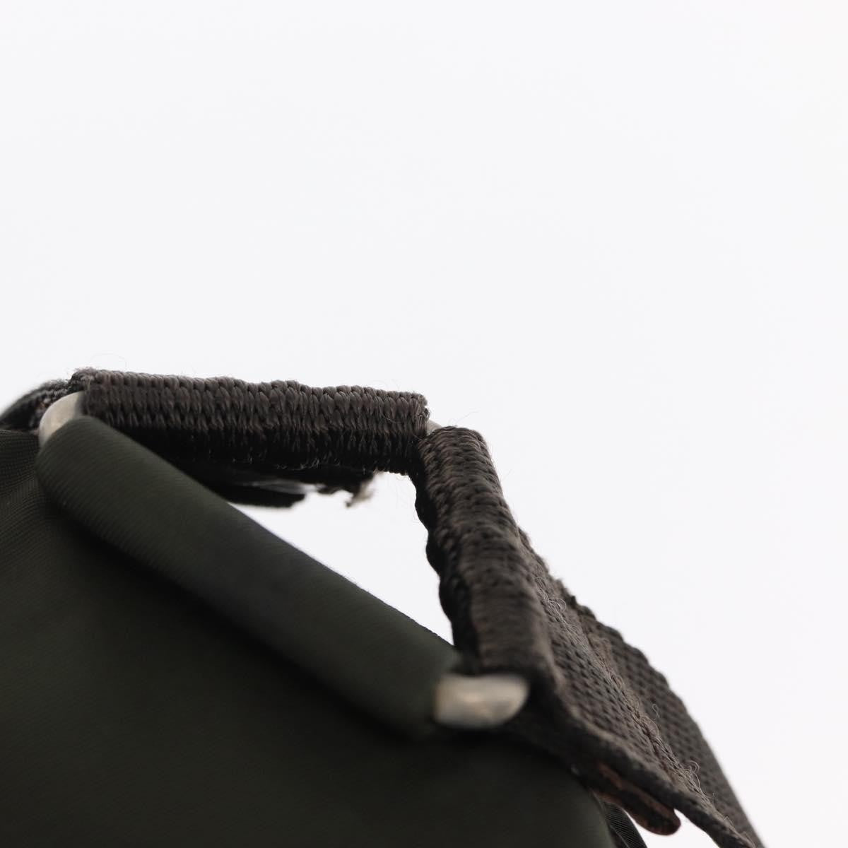 Prada Front Pocket Backpack Tessuto, Khaki, Nylon, Backpack