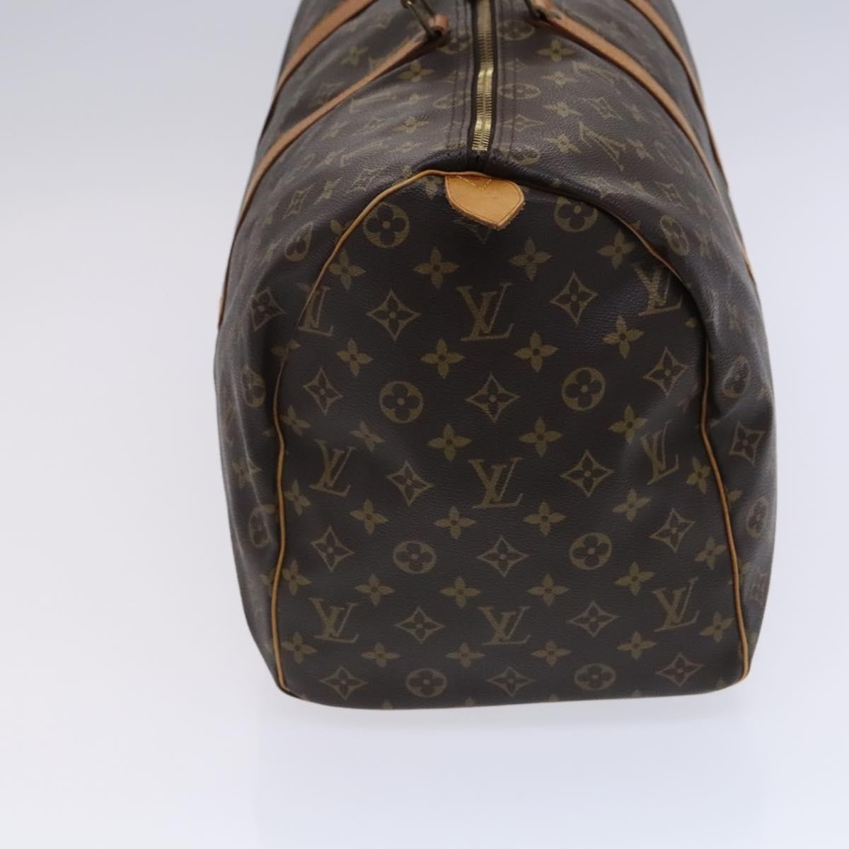 Louis Vuitton Keepall Bag Monogram Canvas, BROWN, CANVAS, Travel bag