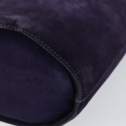 Salvatore Ferragamo Vara Bow Top Handle Bucket Bag Suede, PURPLE, SUEDE, Handbag