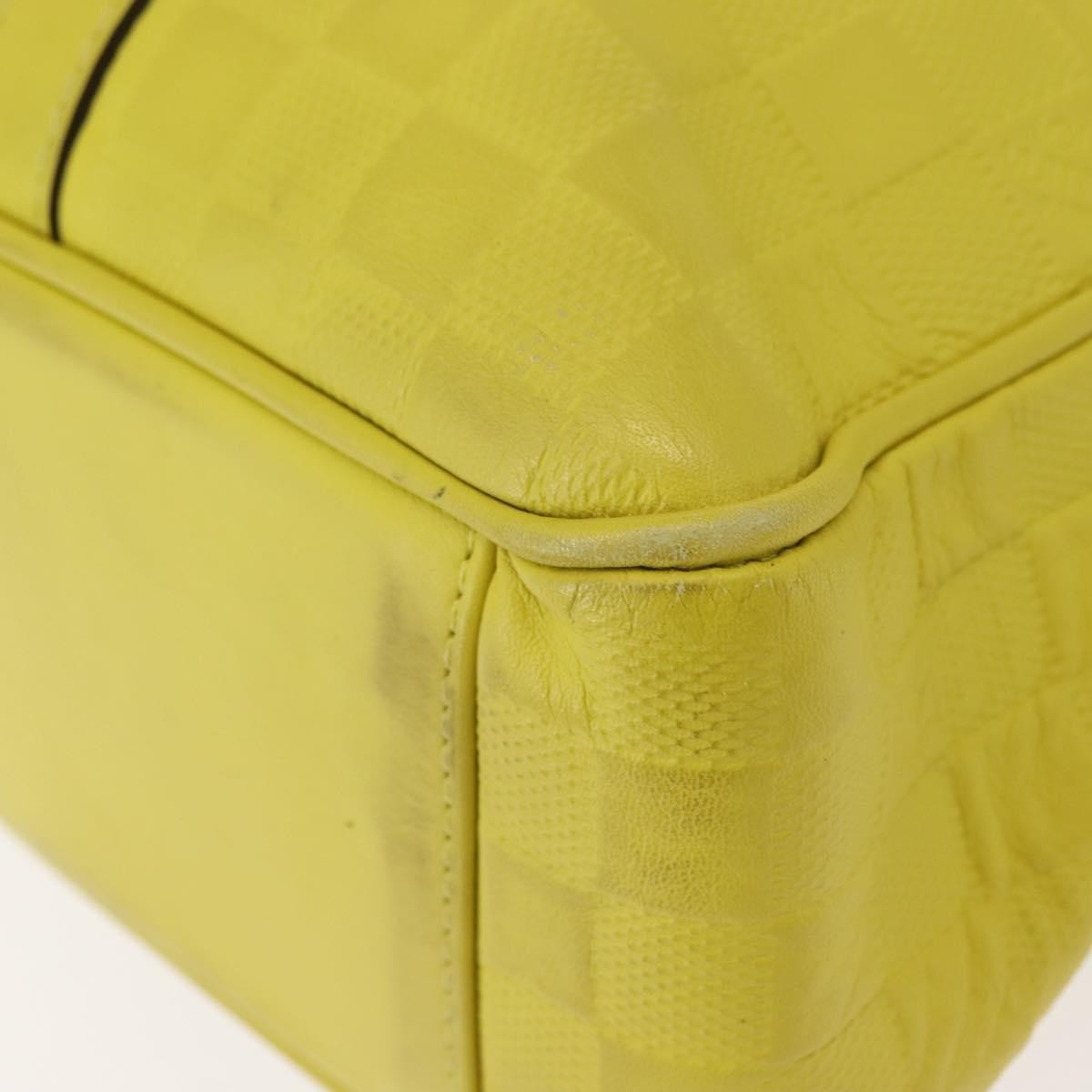 Louis Vuitton Tadao Handbag Damier Infini Leather, YELLOW, LEATHER, Handbag