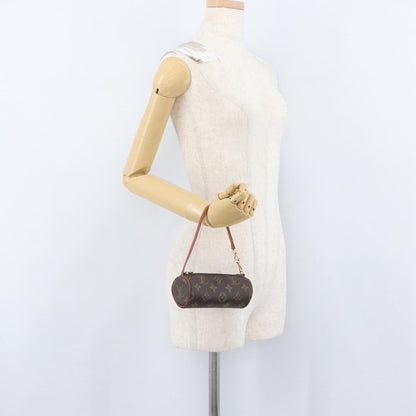 Louis Vuitton Papillon Pochette Monogram Canvas, BROWN, CANVAS, Clutche & pouche