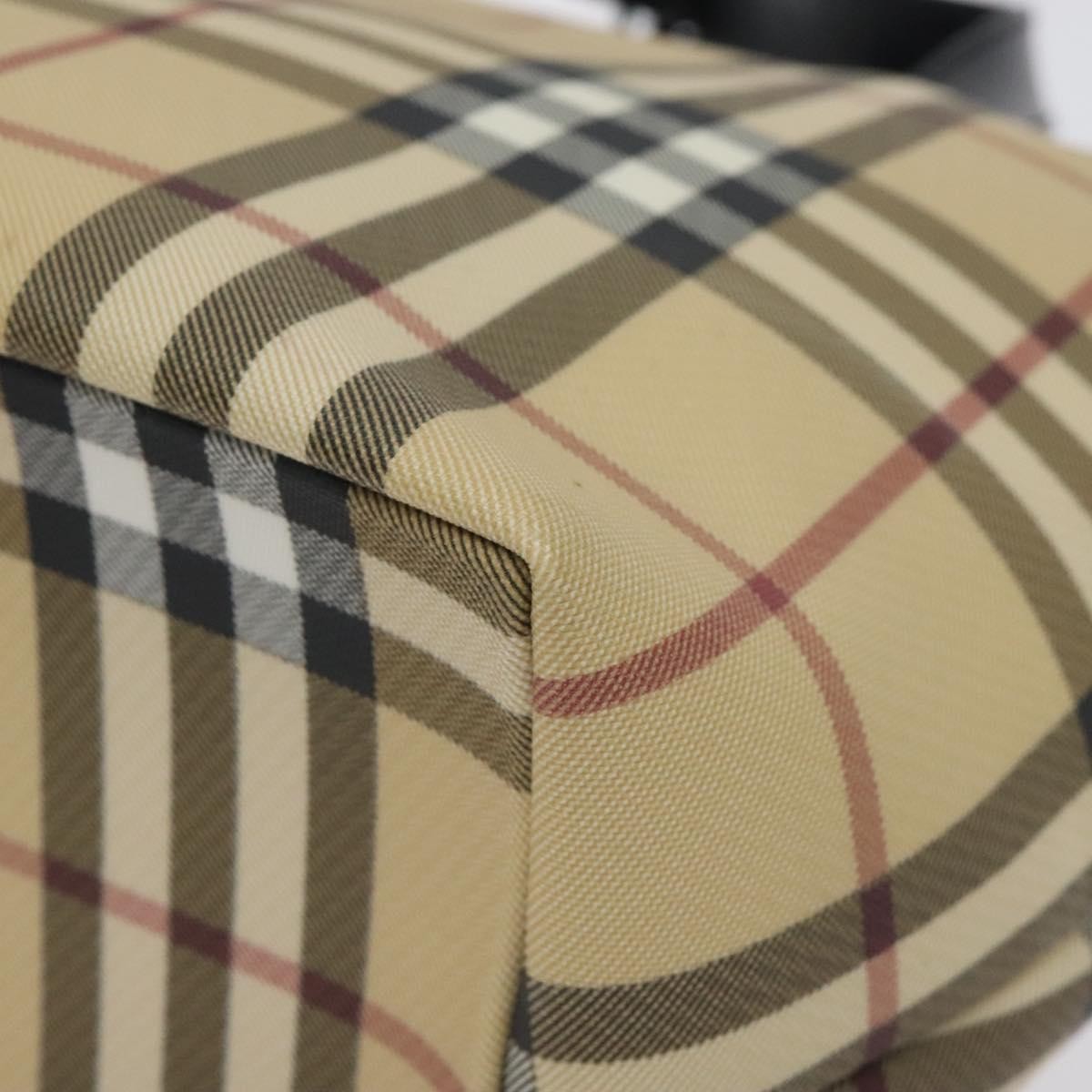 Burberry Nova Check Tote canvas check pattern, BEIGE, PVC, Tote bag