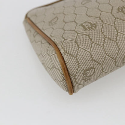 Christian Dior Vintage honeycomb clutch Canvas, Beige, Canvas, Clutch