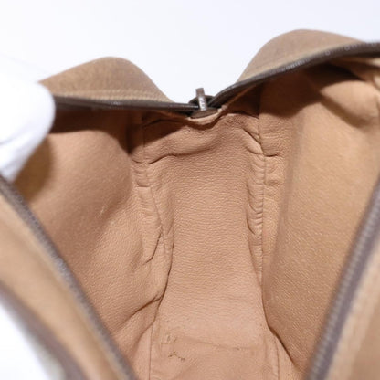 Gucci Sherry line pouch Canvas, BEIGE, PVC, Clutche & pouche