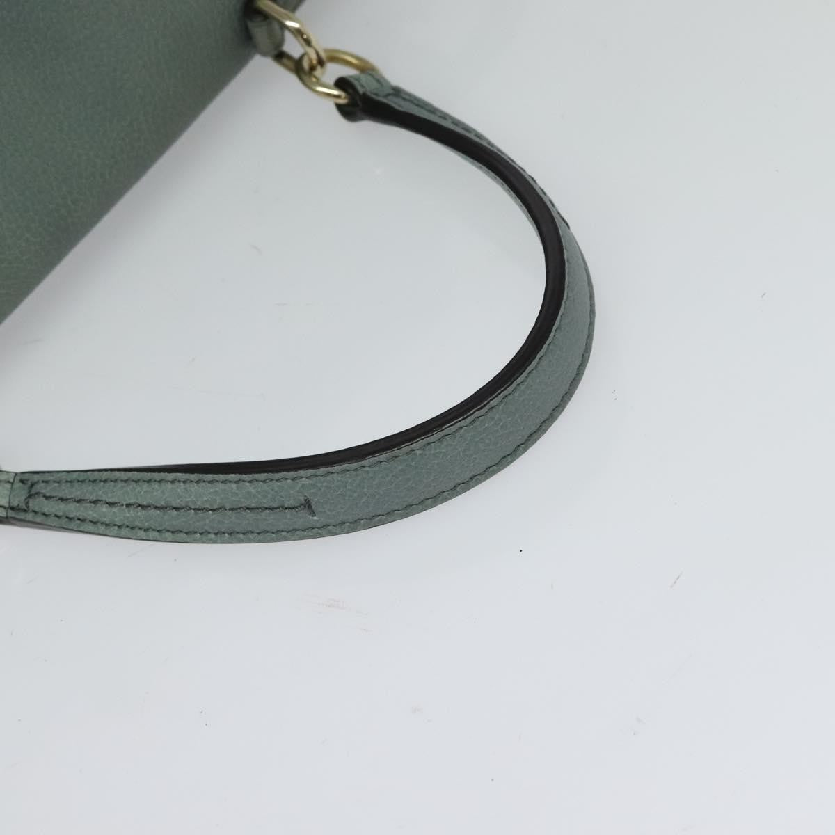 Chloe Faye Day Bag Leather, GREEN, LEATHER, Handbag