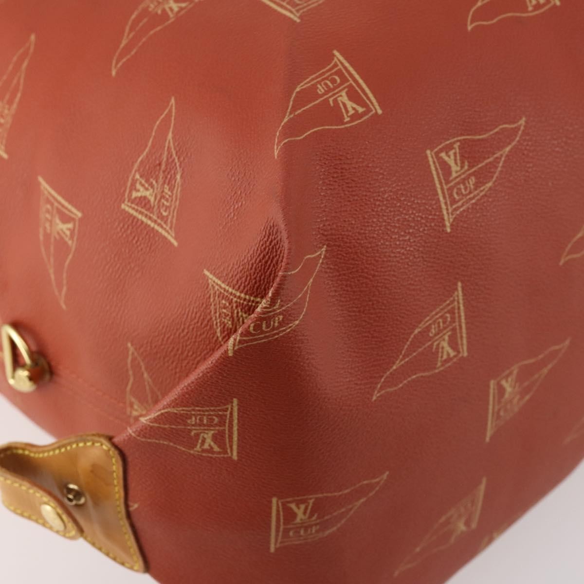 Louis Vuitton Cup Garment Cover Coated Canvas, Red, PVC, Travel Bag