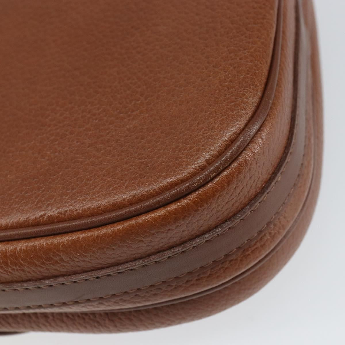 Burberry Vintage Shoulder Bag Leather, BROWN, LEATHER, Shoulder bag
