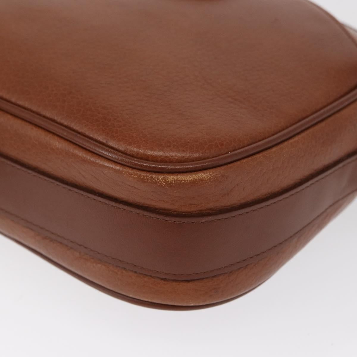 Burberry Vintage Shoulder Bag Leather, BROWN, LEATHER, Shoulder bag