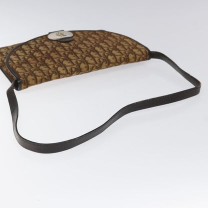 Christian Dior Vintage Trotter Shoulder Bag Canvas, BROWN, CANVAS, Shoulder bag